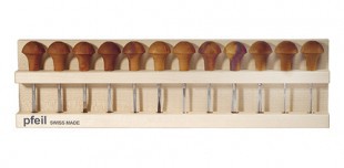 Pfeil, veistotalttasarja 12 kpl puutelineessä - Veistotalttasarjat - PF-LS12 - 1