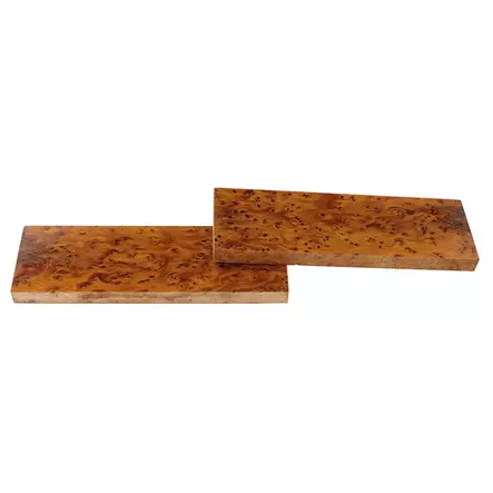 Thuja Burl 140 x 22 x 22 mm (pari) - Kynä- ym aihiot - 832211 - 1