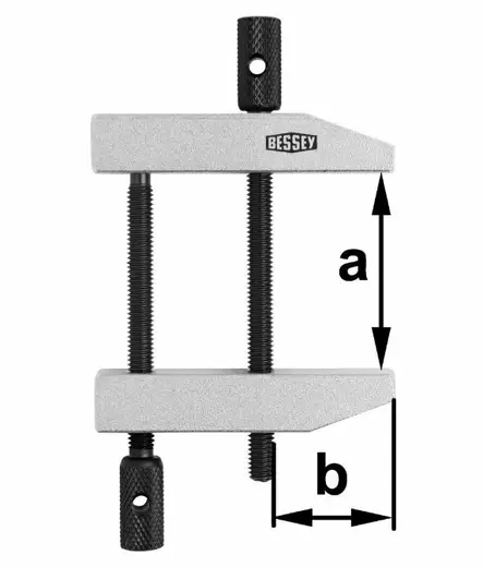 Parallel screw clamp PA 36/19 mm - Bessey - PA28 - 1